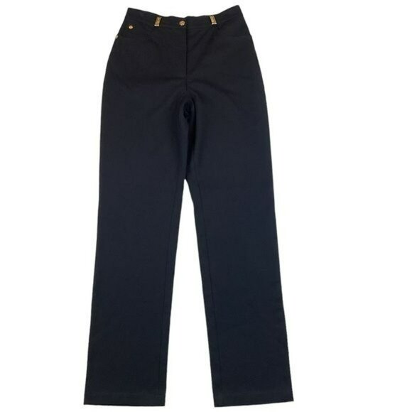 St. John Sport Womens Black Pants Size 4 Made In USA Dry Clean Only - Picture 10 of 10